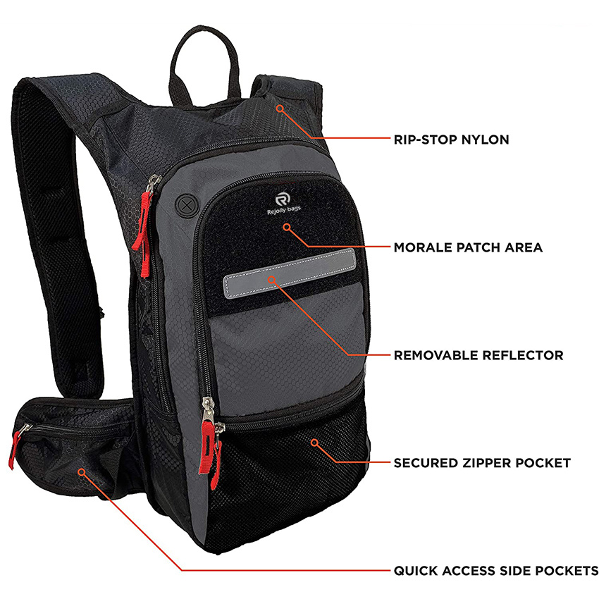 Thermal Insulated Hydration Backpack and 2L BPA Free Bladder Keeps Liquid Cool for Hiking, Ocr, Cycling Hydration Bag