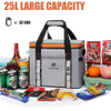 Insulated Cooler Bag 32 Cans Large Cooler Bag Soft Sided Cooler with Shoulder Strap, Collapsible Leakproof Portable Coolers for Camping Food Delivery Dry Bag