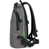 Waterproof Backpack 35L Roll Top Backpack with Airtight Zipper Pocket and Cushioned Padded Back Panel Dry Bag