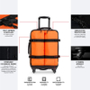 4-Wheel Spinner Carry-on Travel Bag Large Capacity Durable Luggage