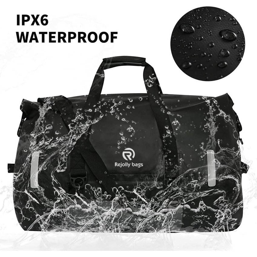 Waterproof Duffel 60L Extra Large Heavy Duty Bag with Durable Straps and Handles for Kayaking Paddleboarding Boating Dry Bag