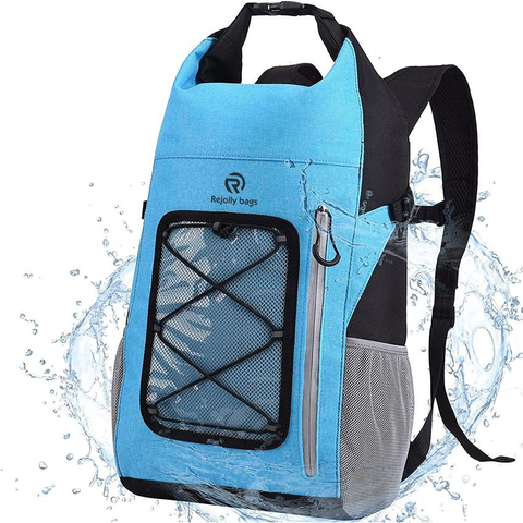 20L Ultralight Kayak Roll Top Drybags Floating Large Dry Sacks Marine Set with Pocket for River Boating Camping Surfing Boat Dry Bag