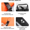 Floating Waterproof Dry Backpack with Exterior Zippered Pocket for Beach Hiking Camping Bag