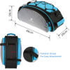 Multifunctional Bicycle Rear Seat Bag Cycling Bike Rack Seat Bag Rear Trunk Pannier Backseat Bag Handbag Shoulder Bicycle Bag