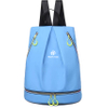 Backpack Gym Bag Shopping Swim Walking Climbing Fishing Traveling Cycling Beach Waterproof Cosmetic Swimming Bag Dry and Wet Separate Storage