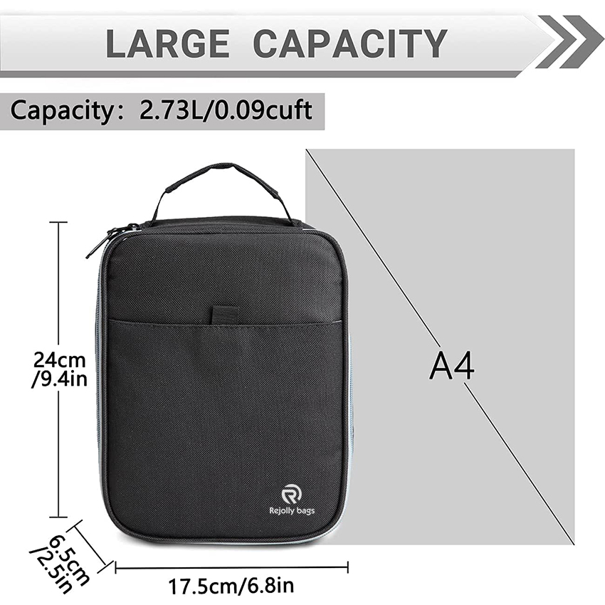 Big Capacity Portable Stationery Storage Marker Pen Pouch Bag for School Office College Student Pen Bag RJ21656