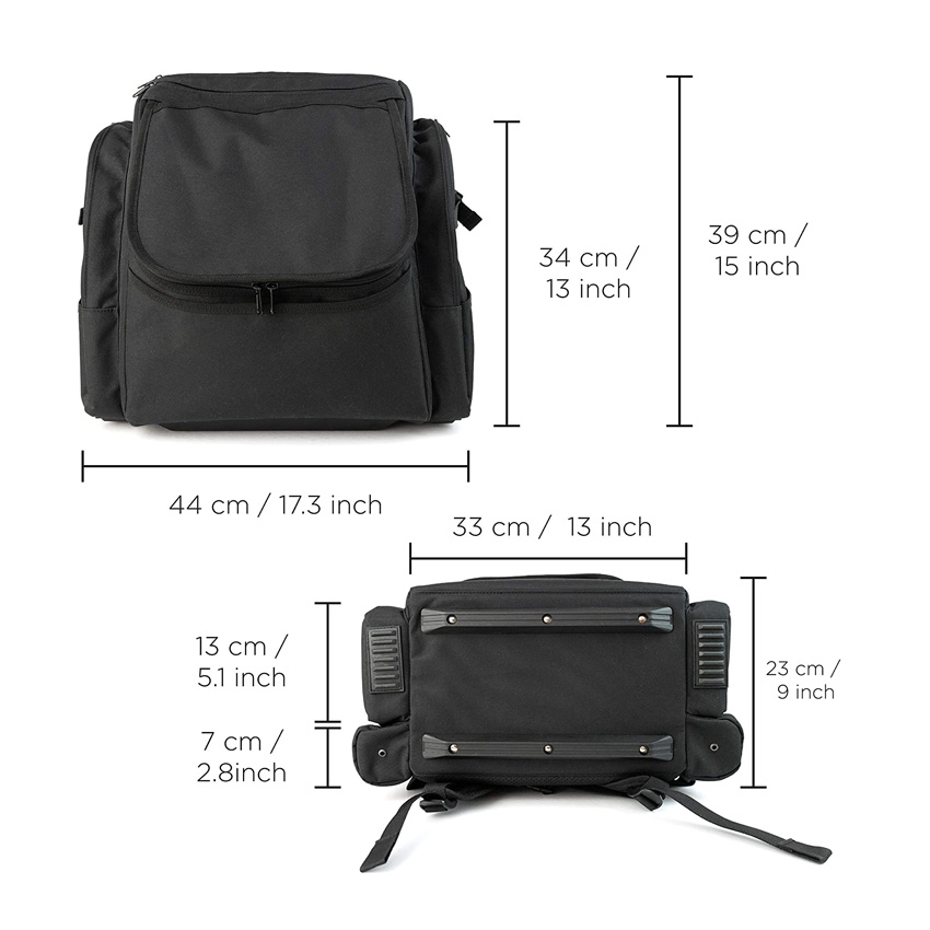 New Design Customized Lightweight Disc Golf Backpack Frisbee Golf Bag Shuttle Bag Wholesale