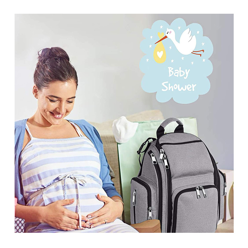 China Wholesale Diaper Bag Waterproof Travel Nappy Changing Bag Baby Bag