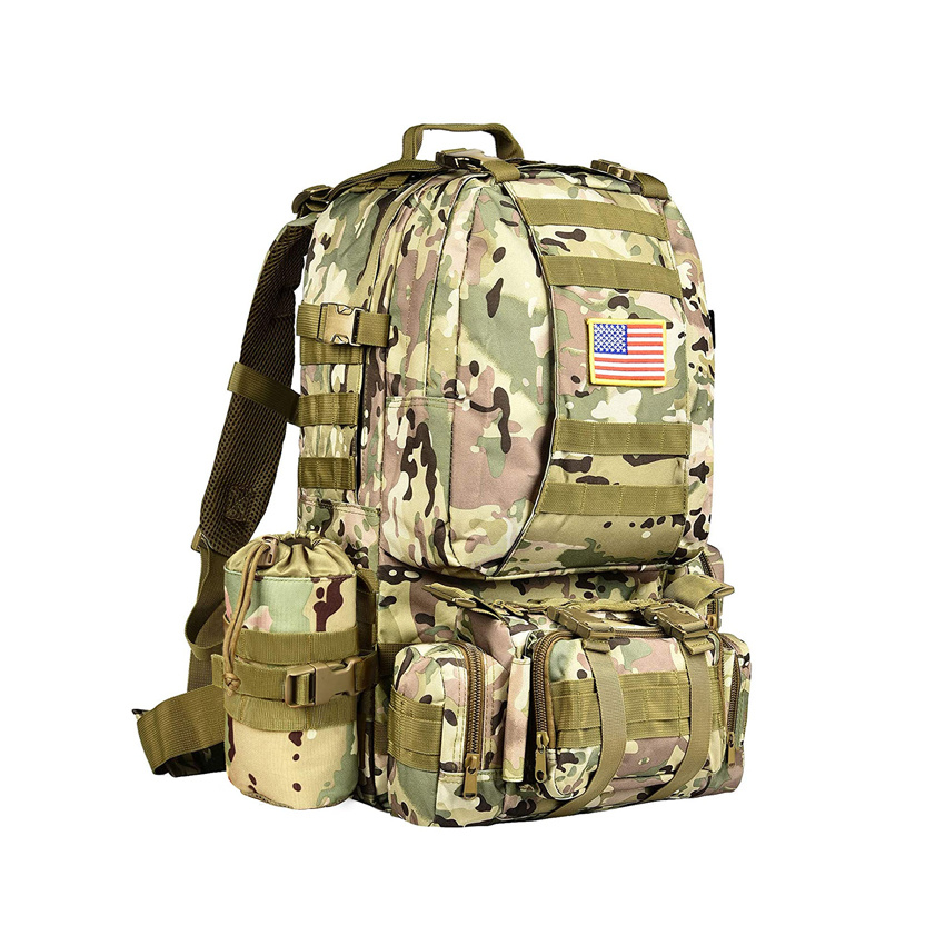 Camping Hiking Bag Military Tactical Style Backpack Assault Pack Built-up Backpack