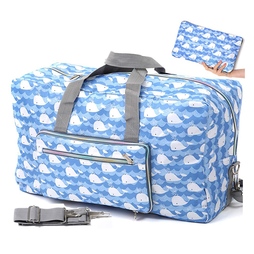 Durable Nylon Foldable Bag Large Capacity Waterproof Travel Tote Bag Wholesale Travel Luggage Bag