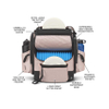 New Design Disc Golf Backpack Plus Storage Water Resistant Frisbee Bag Hot Sale Durable Golf Bag