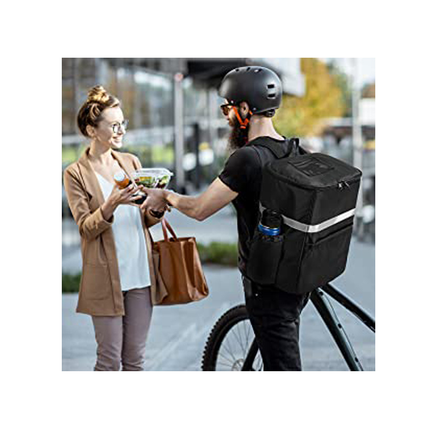 Insulated Food Delivery Backpack Cooler Bag Delivery Bag Hot Cold Pack