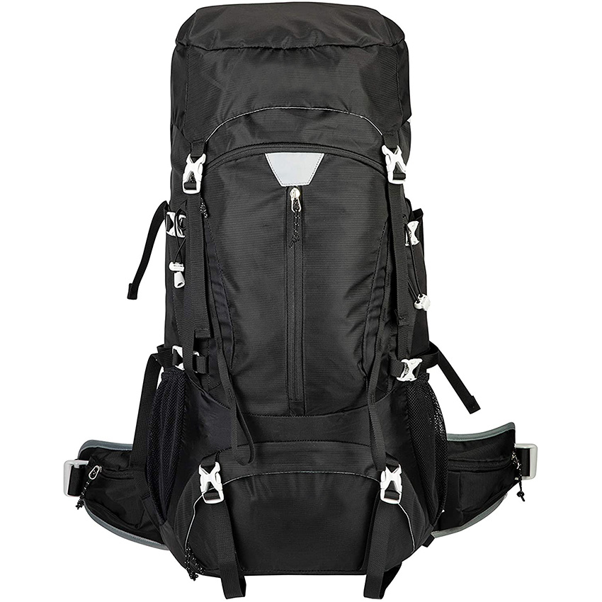 Hiking Bicycle Equipment Backpack with Rain Cover Adjustable Travel Bag Outdoor Luggage Bag