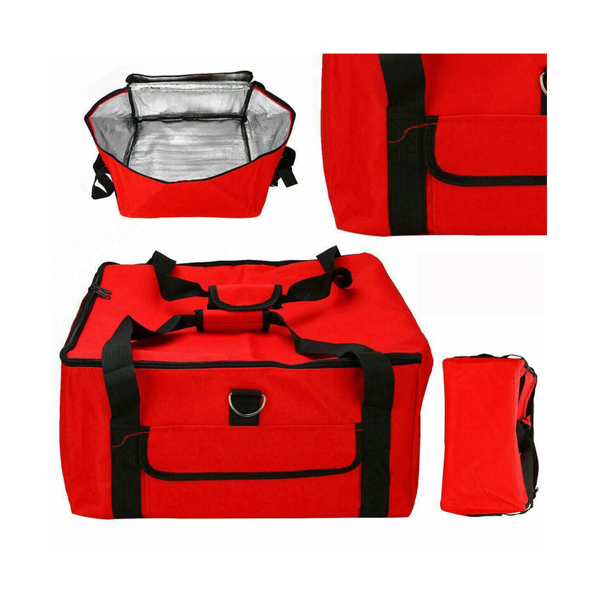 Insulated Food Delivery Bag Ice Cooler Bag Large Capacity Portable Pizza Bag Food Delivery Bag