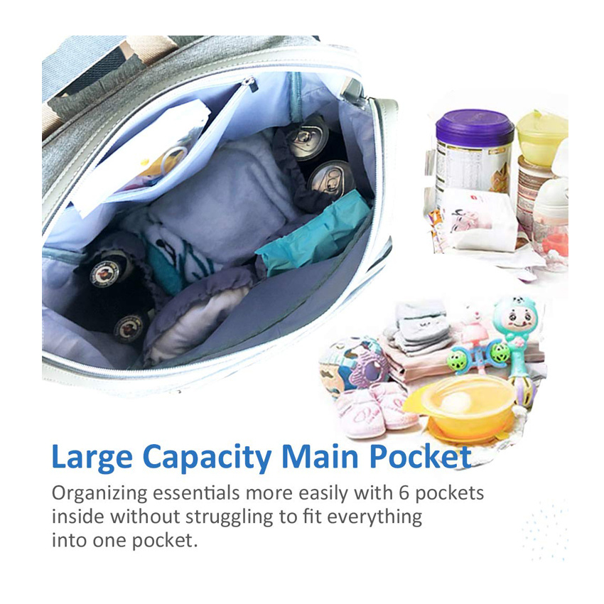 Fashion Travel Baby Diaper Backpack Bag Woman Mummy Bag