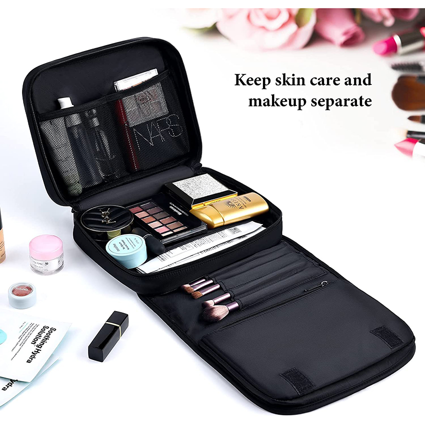 Travel Women Makeup Travel Makeup Bag Waterproof and Breathable Makeup Pouch With Handle Cosmetic Bags Cosmetic Bag RJ21691