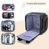 Travel Makeup Bag with 4 Inner Removable Pouches, Multifunctional Cosmetic Bag RJ21690