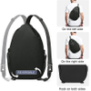 15L Sling Bag Crossbody Drawstring Backpack Outdoor Travel Cinch Bag Foldable Gym Sports Bag RJ196179